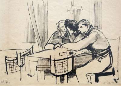 Figures in a Talk in the Reading Room